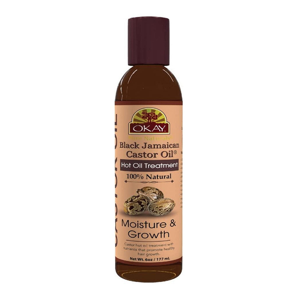 Okay Black Jamaican Castor and Hot Oil for Treatment, 6 Oz